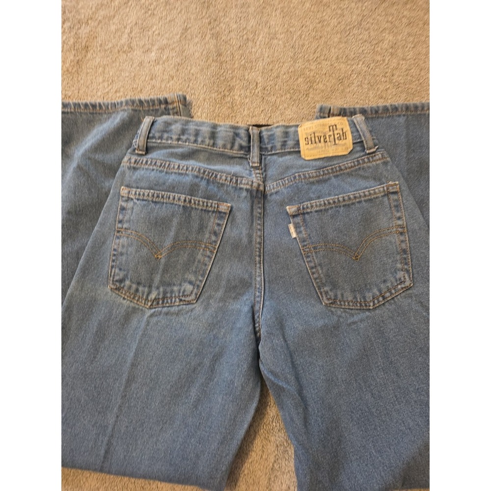Boys Silver Tab Stay Loose Levi Jeans Size 14 Regular - Picture 8 of 8